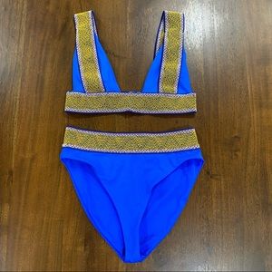 Elysiian Bali Bikini Set Top and Bottom Size Small